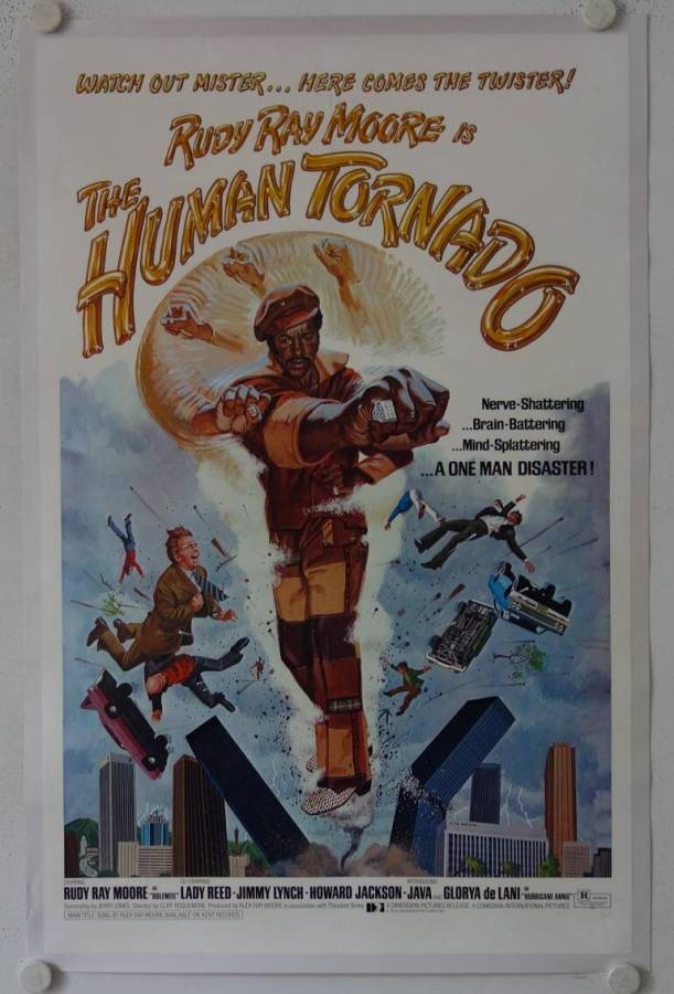 The Human Tornado original release US Onesheet movie poster